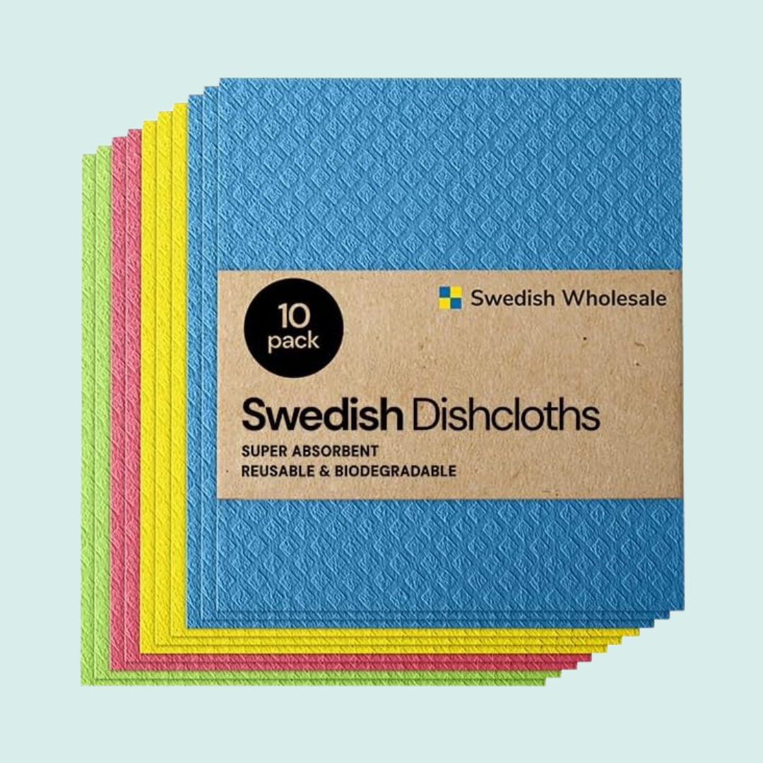 Swedish dishcloths for the kitchen – reusable, washable & eco-friendly