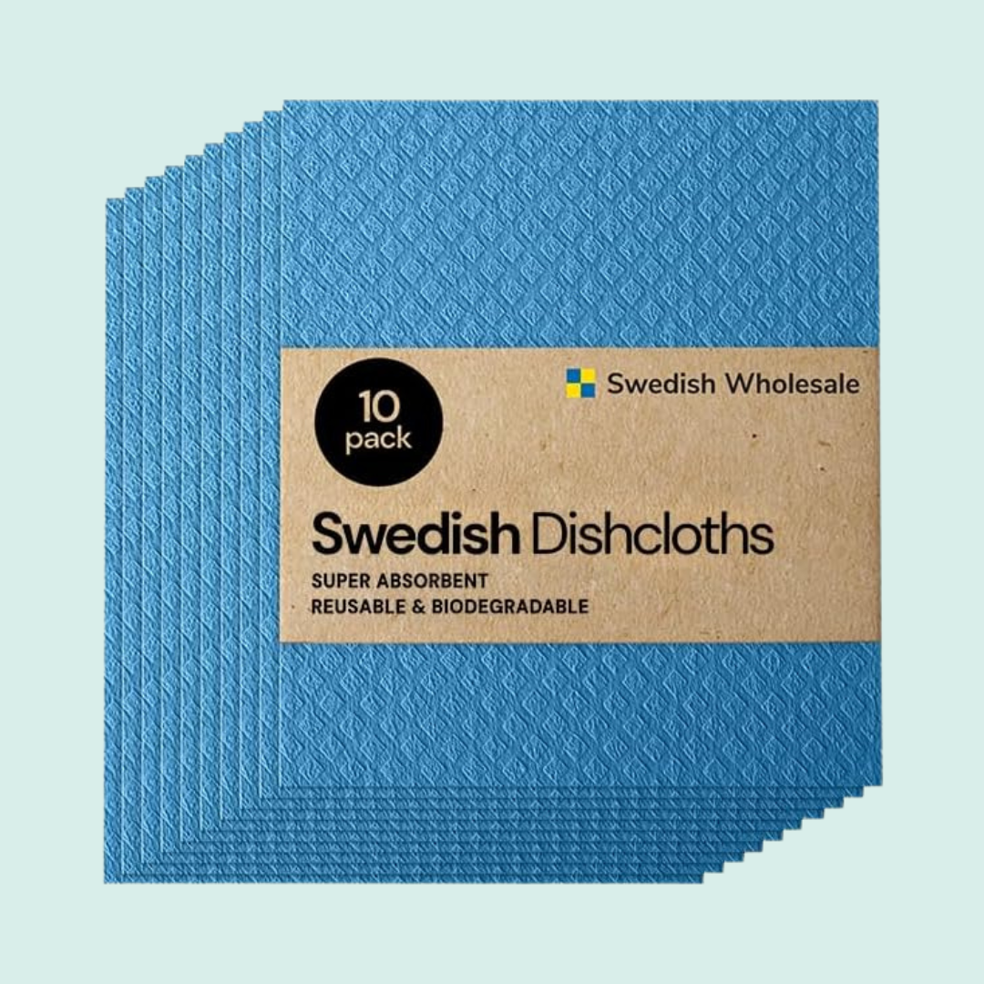 Swedish dishcloths for the kitchen – reusable, washable & eco-friendly